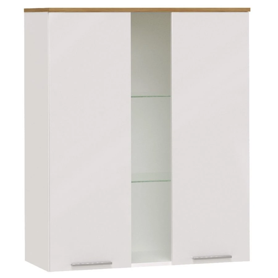 NE2 Glass Section 2-Door Cabinet from "ALTEA" Furniture Set