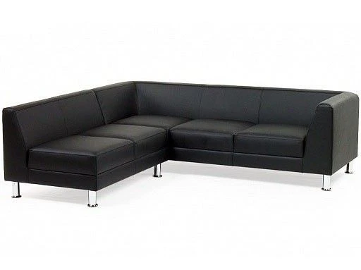 Customizable Corner Sofa with Metal Frame - Model Ashyepht