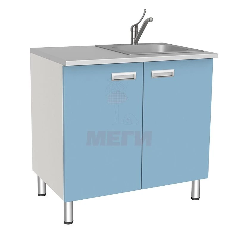 Laboratory Workbench with Sink and Cabinets SL-03-MSK (SL-03-217)