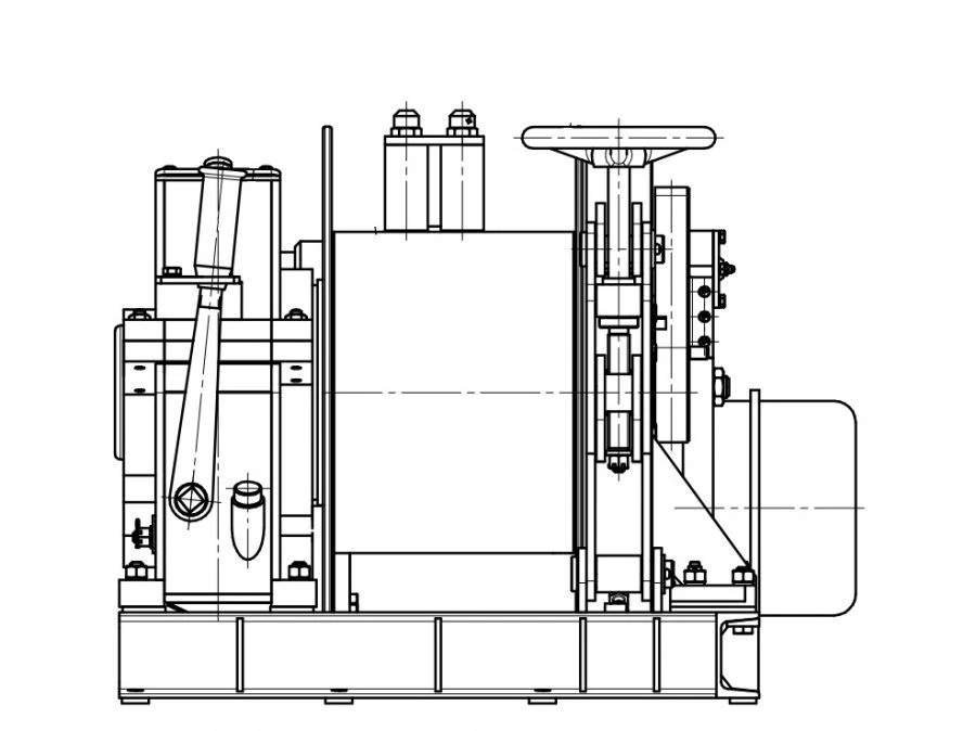 ونش كهربائي لليو0.5 - قوة سحب 5 كيلو نيوتن (0.5 طن)