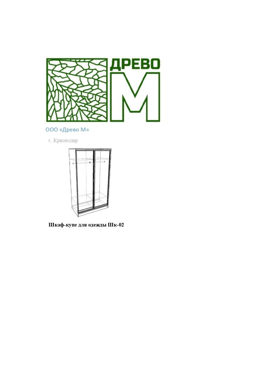 Wardrobe Closet with Sliding Doors in Custom Color SHK-02