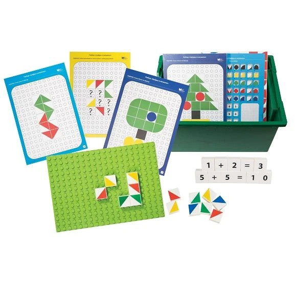 Number and Mosaic Blocks Set for Kids