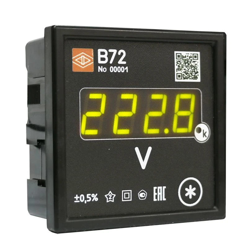 Universal Digital Voltage Meter V72 for AC/DC Measurement