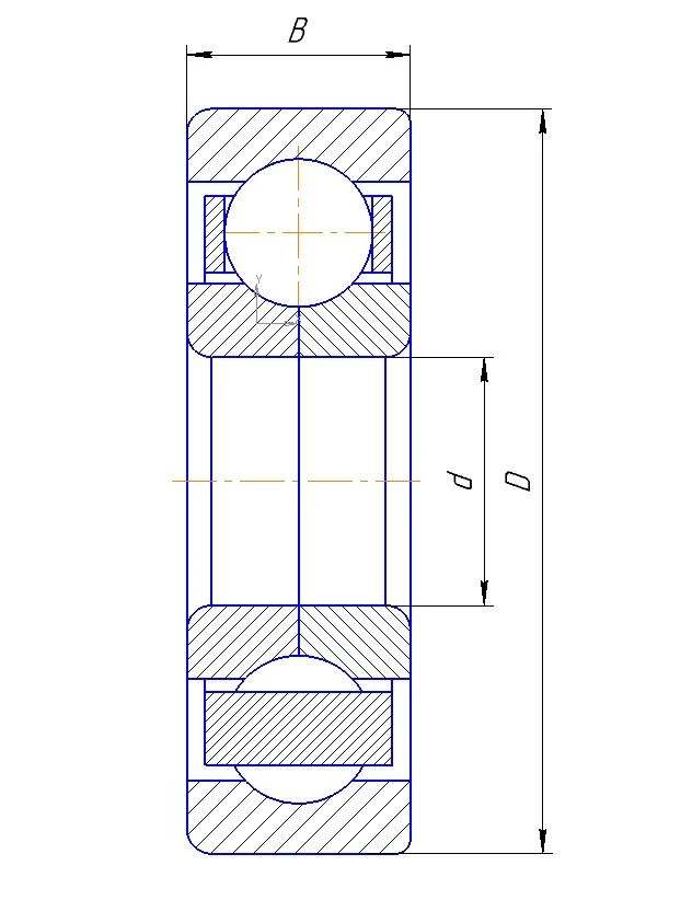 Rolling Bearing 85-176208Б-ЕТУ 100/1
