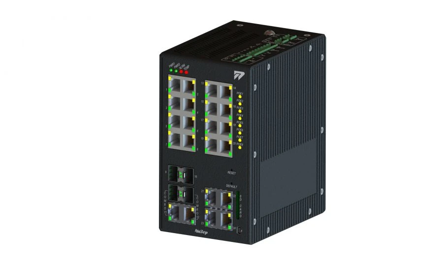 Industrial Ethernet Switch for Data Transmission Networks - InZer-2420PGE