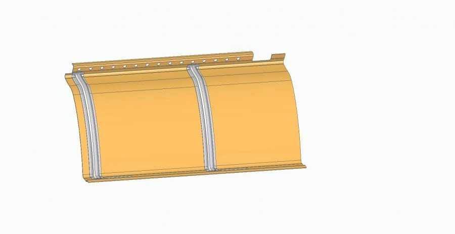 Front Right Ceiling Panel B for LiAZ 621365 - 621365-5702249-79