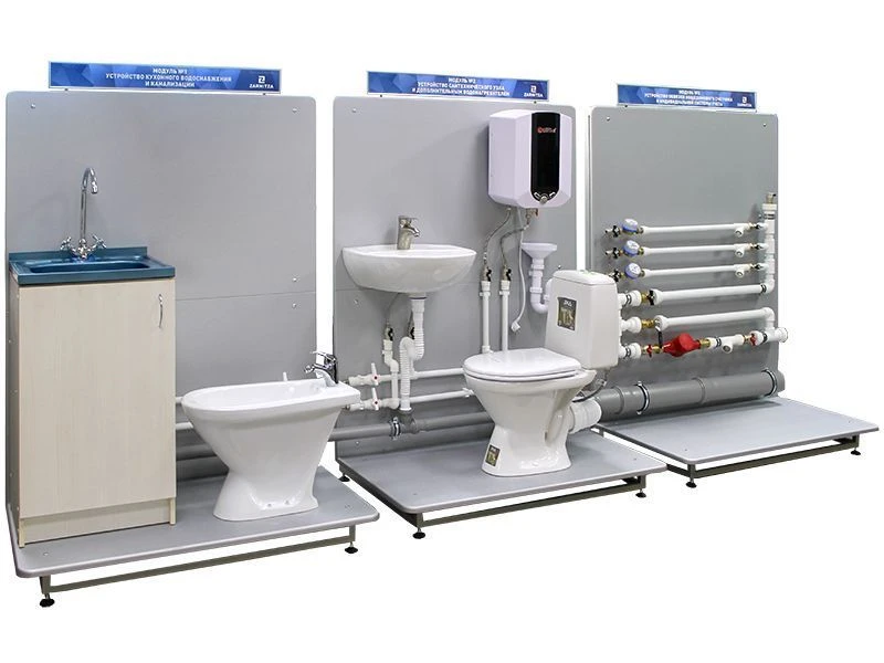 Plumbing Technician Educational Laboratory Equipment Set UP.6810
