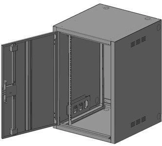 خزانة توزيع حائطية معززة 15U - SHRN 703-TTK
