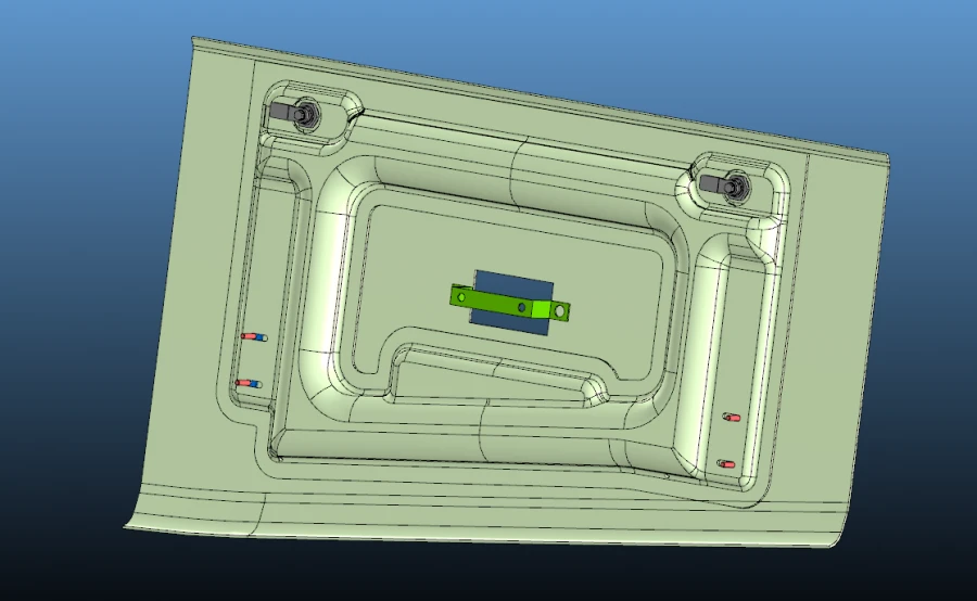Complete Polyether Glass Fiber Hatch for Automotive 6299-401-5402510/LG