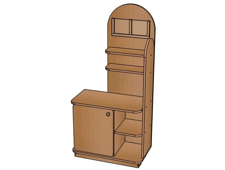 Corner Shelf for Preschool Activities Model #2/SJ110