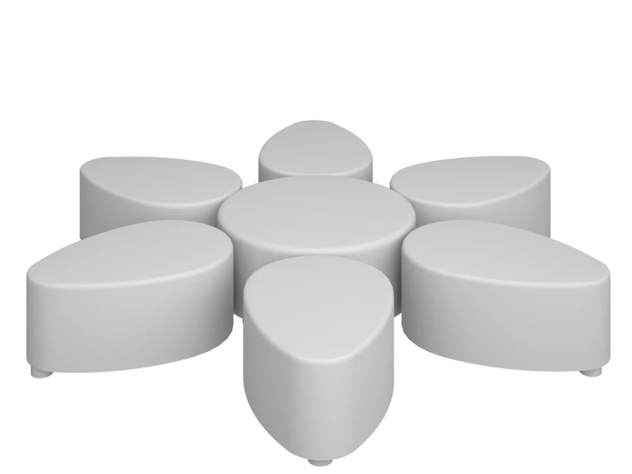 Flower Puff - Model "ЦВЕТОК"-1