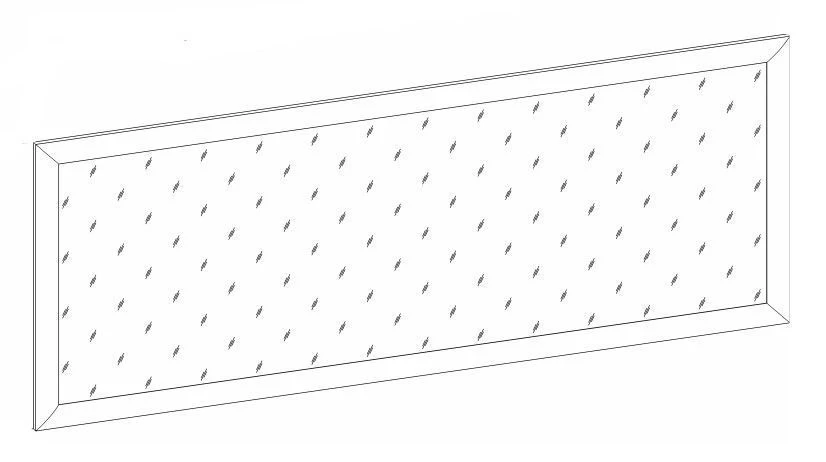 مرآة منزلية مع إطار، موديل TV-BZRБ-5.26.01