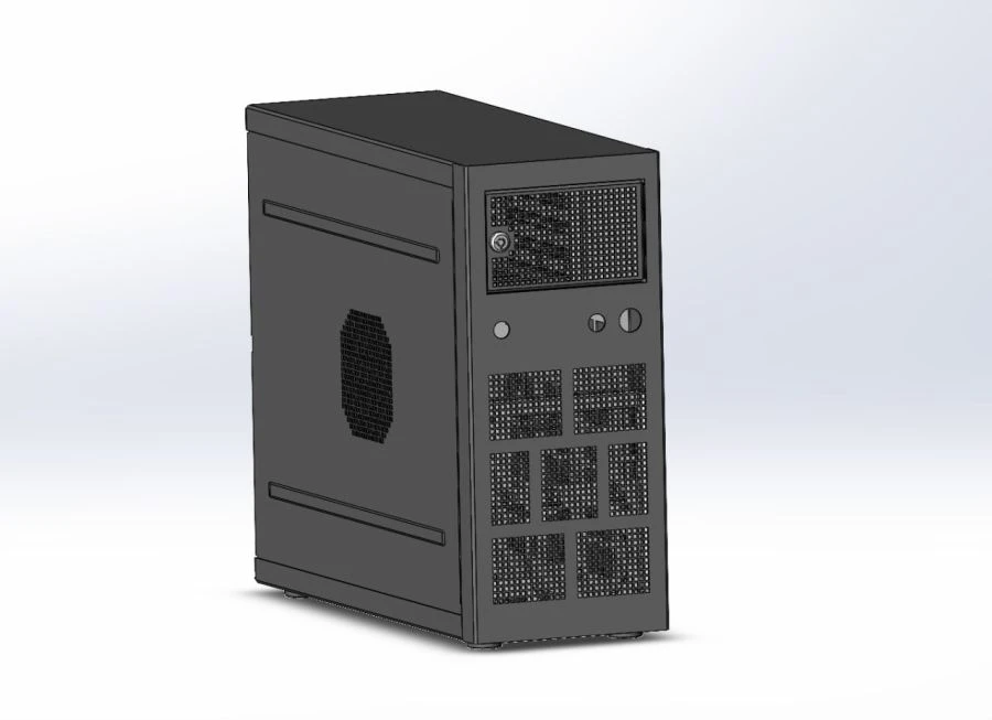 Universal Mini-Tower Chassis for mATX Motherboards - NIKA.301179.412