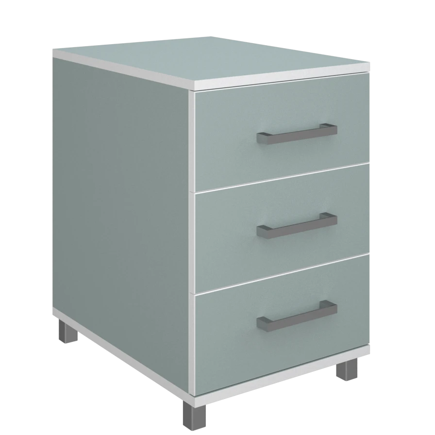 Low Cabinet with 3 Drawers, 400x500x670mm