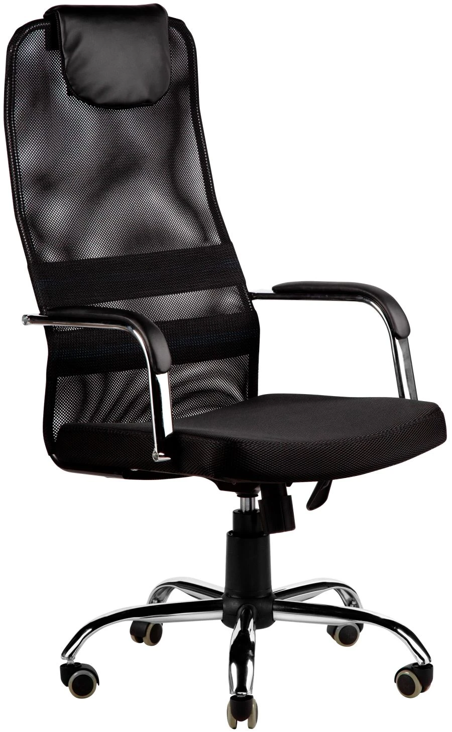 كرسي بذراعين بإطار معدني مع قماش منسوج - لوقاس