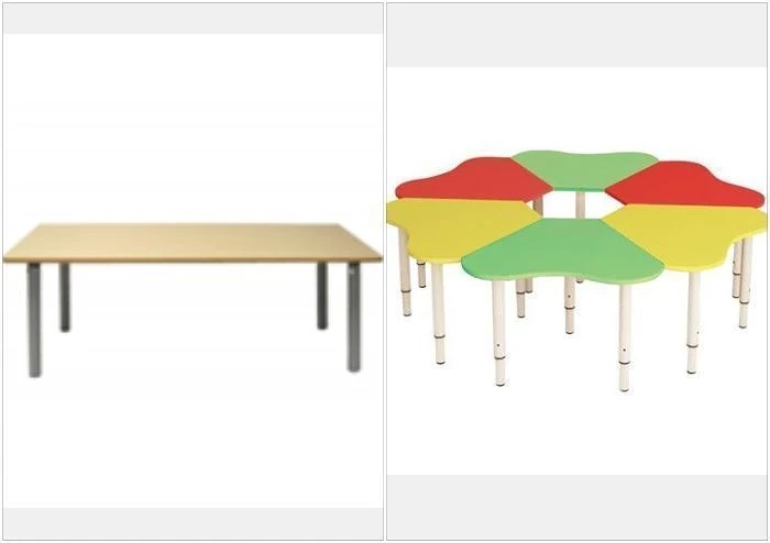 Children's Table with Metal Frame