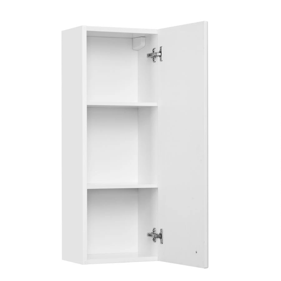 Simple Right-Hinged Wall Cabinet in White