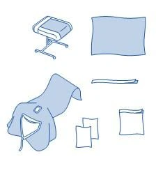 Universal Gynecological Surgery Sterile Disposable Set "Zdravmedtech