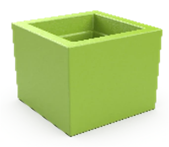 Minimalist QUARTER Planter without Backlight, Art. 220