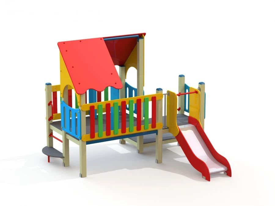 Children's Play Complex DIC 9.08 with Slide and Bars