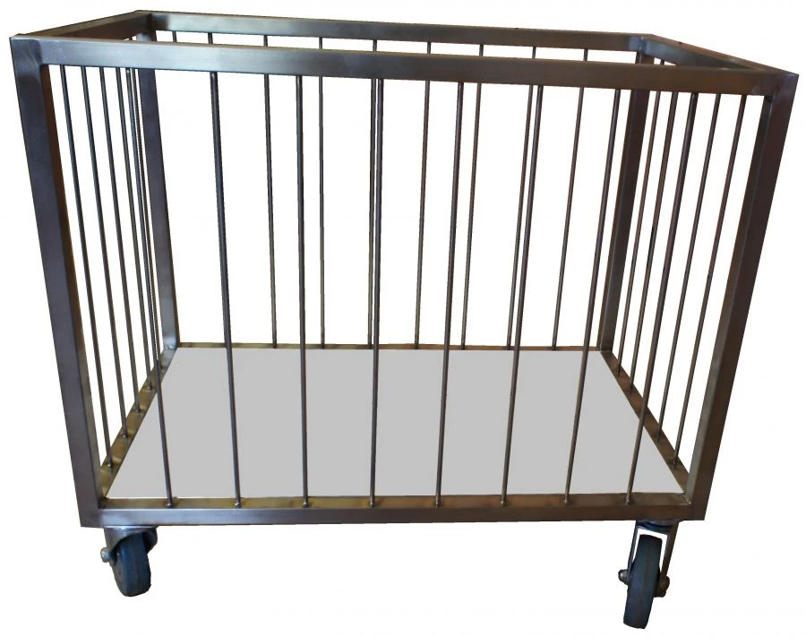 Laundry Trolley for Temporary Storage