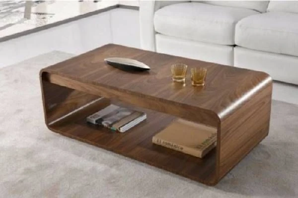 Wooden Coffee Table with 4 Drawers, Lunja