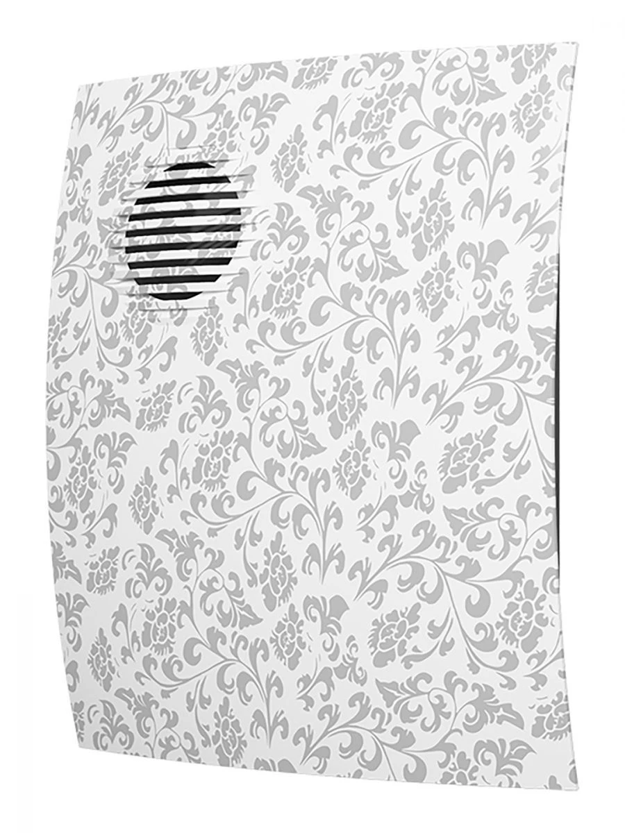 Exhaust Fan PARUS 4C White Design with Backdraft Damper D 100