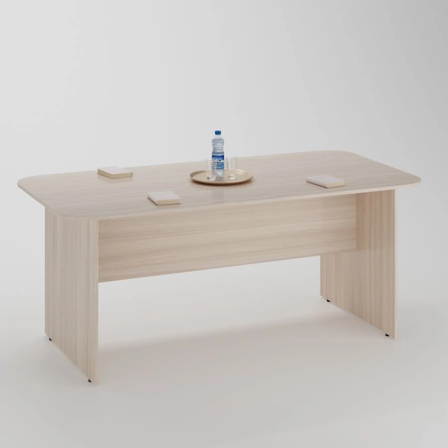 Round-Corner Conference Table for Meetings