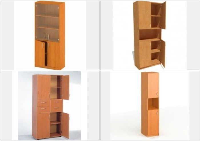 Wooden Archive Cabinet Without Glass - Durable Design