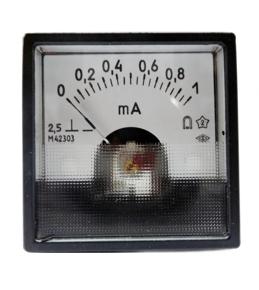 Microampermeter, milliammeter, ammeter, and voltmeter M42303