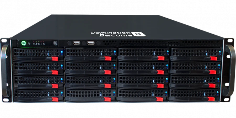 خادم الفيديو الشبكي لـ 32 كاميرا دومينيشن IP-32E-16-HSR