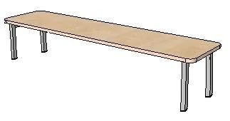 Banquet Bench FN.MDU.01.27.00.00.00 - Durable Seating Solution