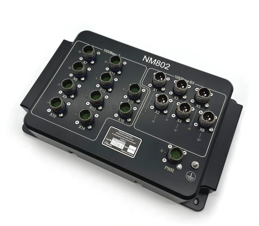 High-Speed Managed Ethernet Switch NM802 for Industrial Use