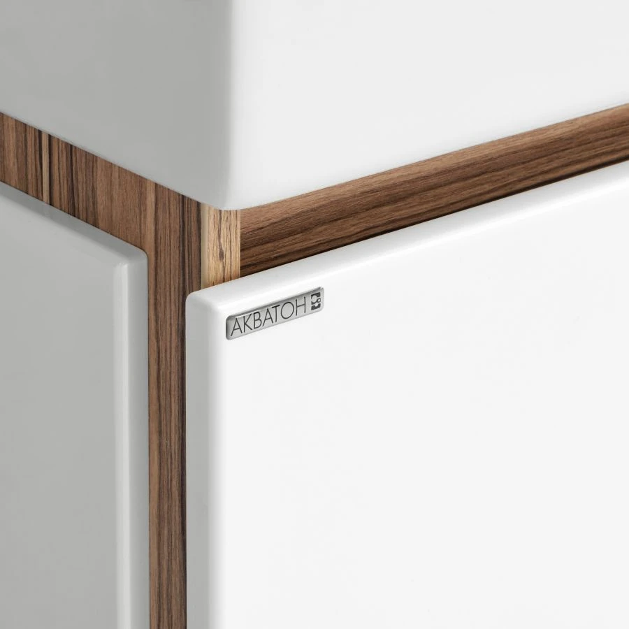 خزانة حوض Aquaton إكليبس M معلقة بلون إيبوني الفاتح 1A172801EK49L1