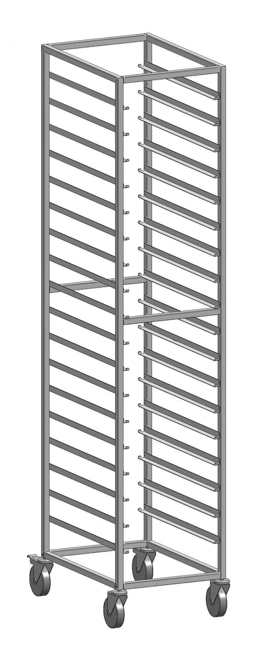 Gastro Container Dolly for Transporting GN 1/1 Pans
