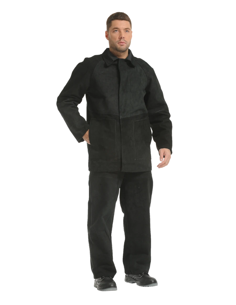Protective Fire-Resistant Welding Suit for Professionals
