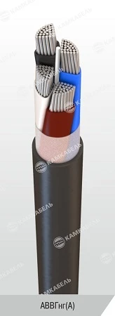 Low-Flammability PVC Insulated Power Cable, AVVGng(A), 3 kV