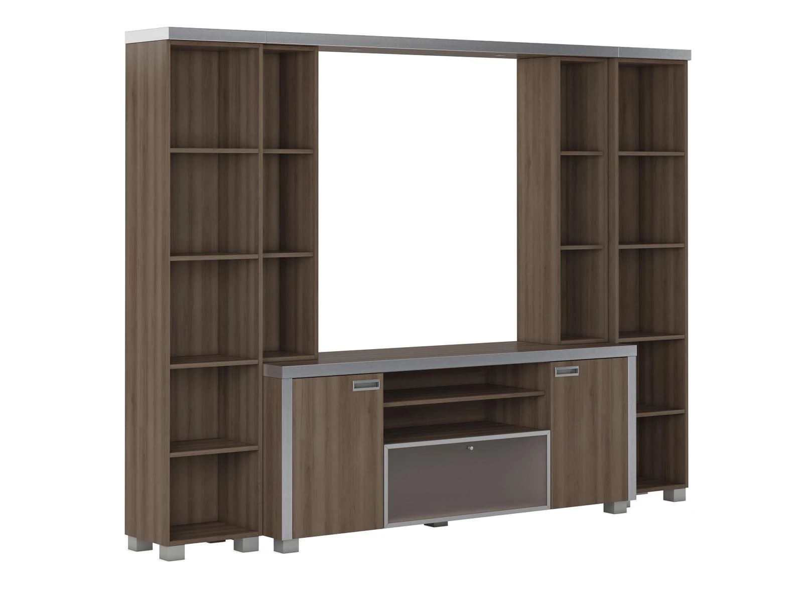 Elegant Director's Cabinet and Shelving Composition No. 1, Art. EDV501