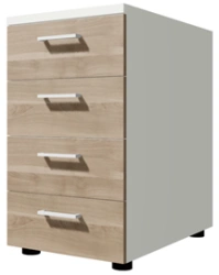 Magna 4-Drawer Side Cabinet, Model MT 03