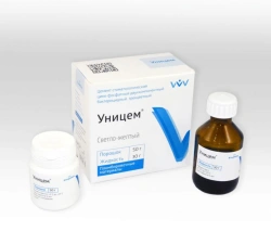 Three-Color Zinc-Phosphate Dental Cement, Two-Component, Bactericidal "Unicem