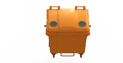1100L Portable Waste Container for Easy Garbage Collection Art.22.C19.V