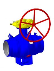 DN300 PN4 Ball Valve for Aggressive and Non-Aggressive Substances