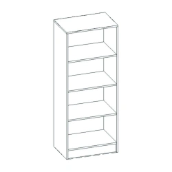 Wooden Office Shelf with LDF Base