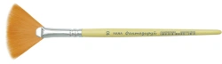 Synthetic Bristle Fan Paint Brush for Painting and Restoration