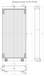 Oil Radiator for Hydraulic Systems 744Р1Б-1013.200