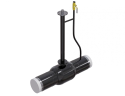 Full-Welded Steel Ball Valve ALSO Series GAS with Extended Stem