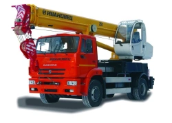 Truck Crane KS-55744 with U2.60.52.000 Cabin Modifications