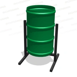 Durable Outdoor Waste Bin U-1 for Year-Round Use