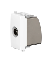 Antibacterial Hidden Antenna Socket M/F 1M White - A74263.0