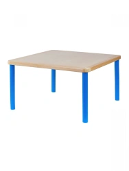 Square Children's Table 520mm - Blue